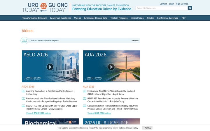 Screenshot of urotoday.com