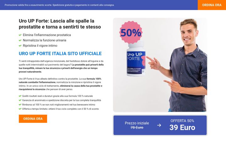 Screenshot of uroupforteitalia.com