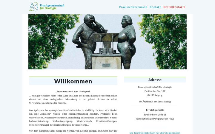 Screenshot του uroweb-leipzig.de