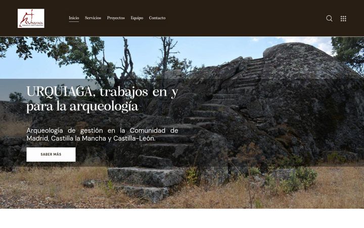 Skjámynd af urquiagaarqueologia.com