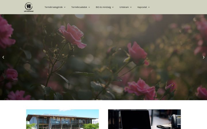 Screenshot of urtekram.hu