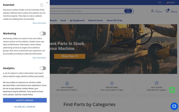 Screenshot of urturbo.com