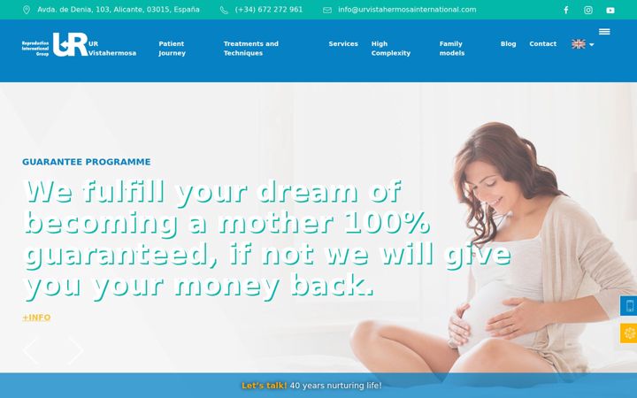Screenshot van urvistahermosainternational.com