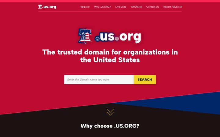 Screenshot ta' us.org