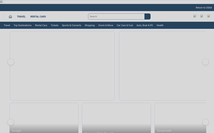 Screenshot of usaaperks.com