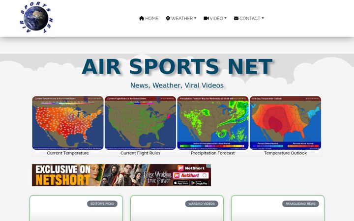 Screenshot von usairnet.com