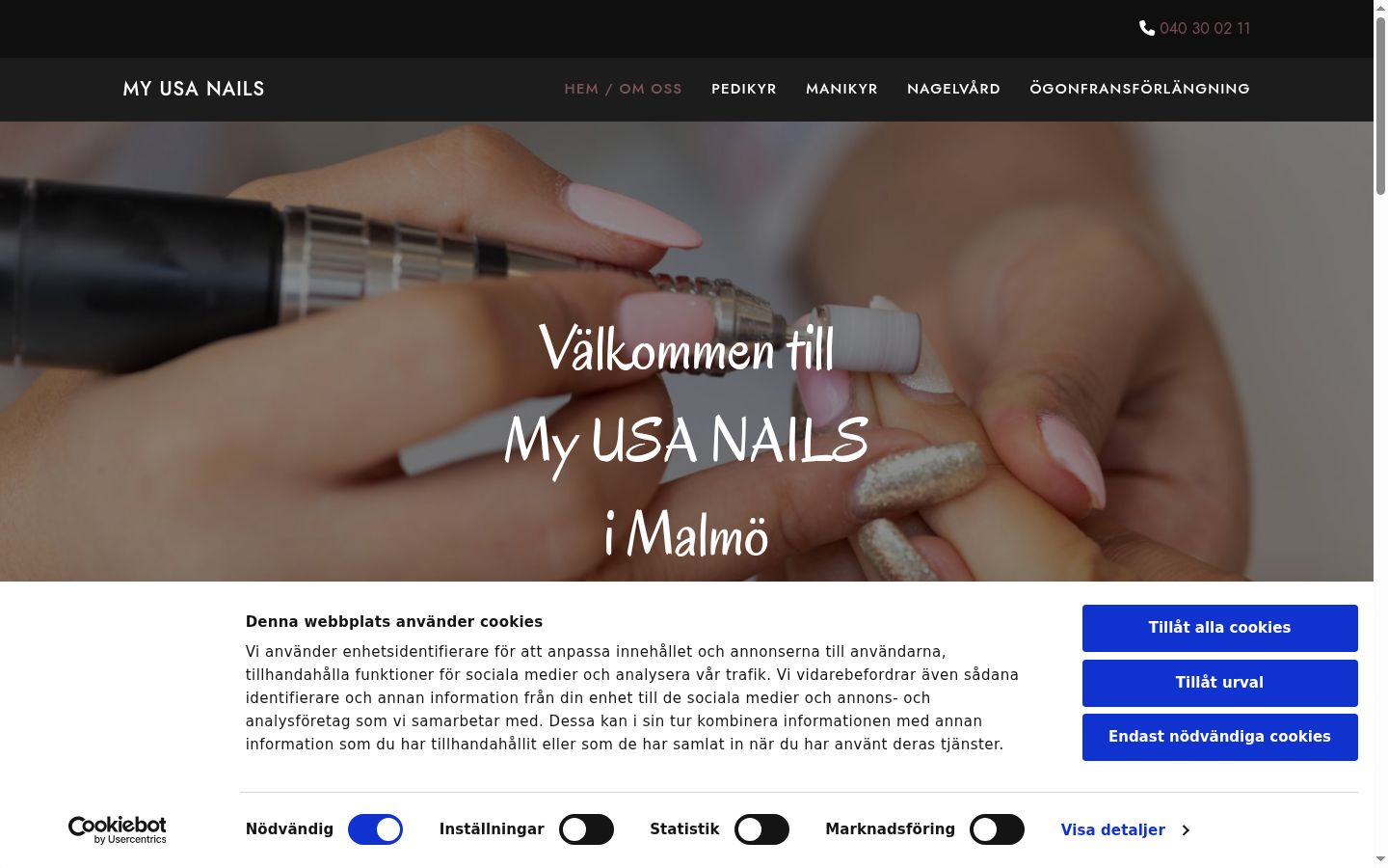 Screenshot tal-banner tal-kunsens muri qabel kwalunkwe interazzjoni