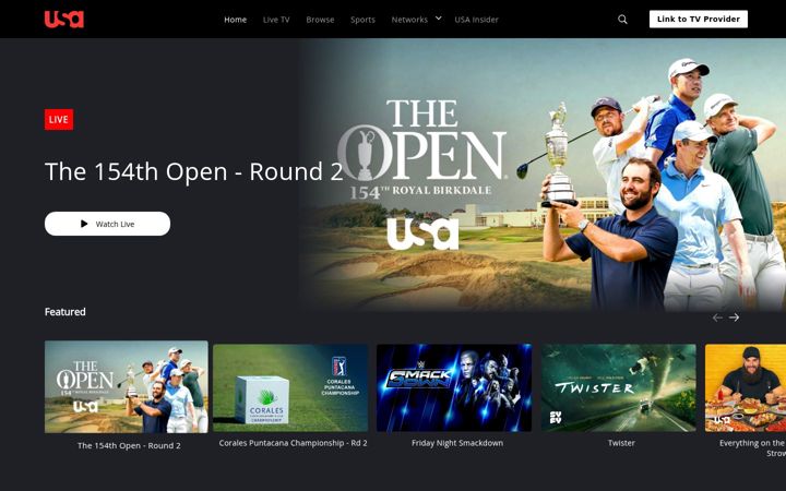 Screenshot di usanetwork.com