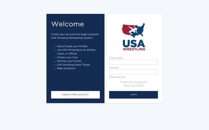 Screenshot of usawmembership.com