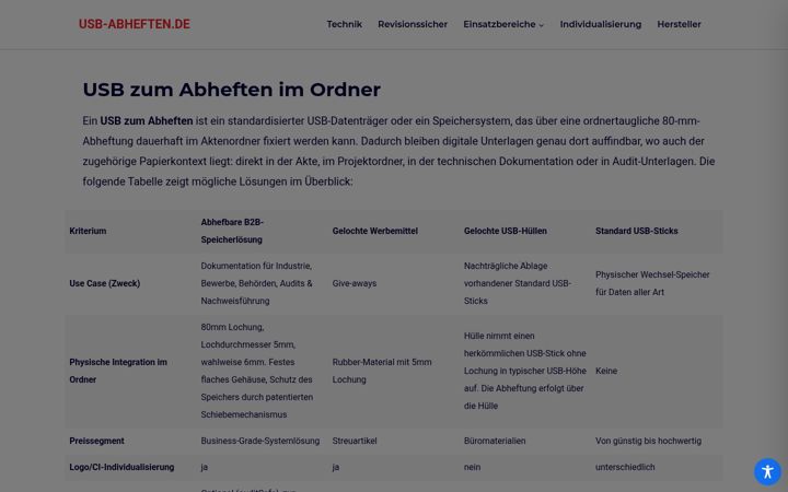 Ekrānuzņēmums no usb-abheften.de