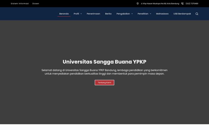 Screenshot of usbypkp.ac.id