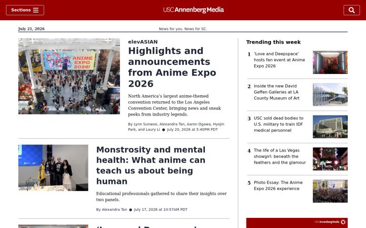 Екранна снимка на uscannenbergmedia.com
