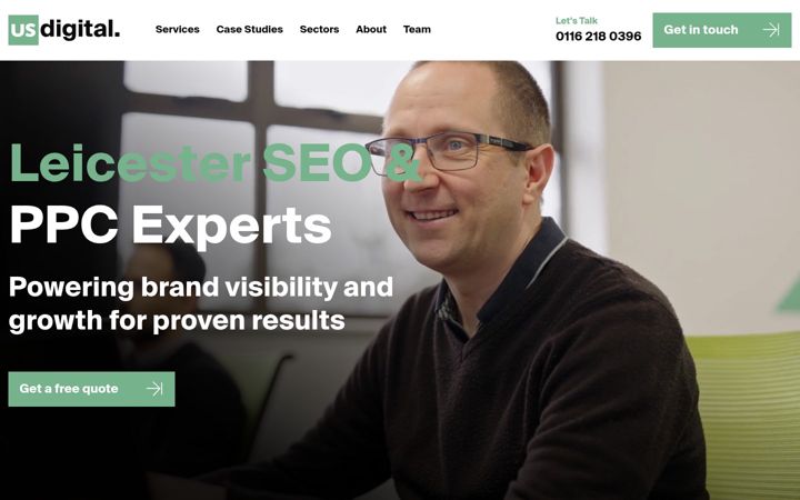 Skjermbilde av usdigital.co.uk