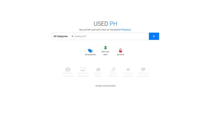 Screenshot of used.com.ph
