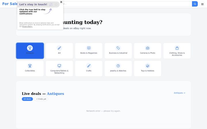 Screenshot of used.forsale
