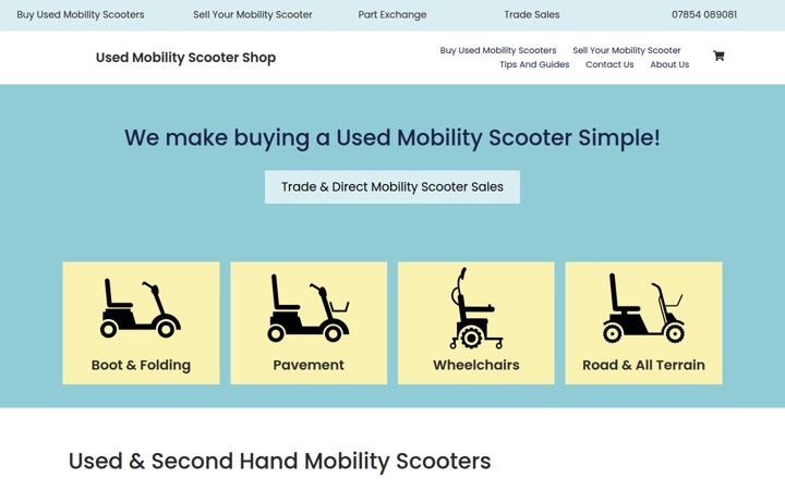 usedmobilityscootershop.co.uk