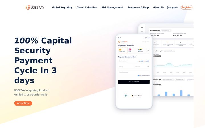 Screenshot του useepay.com