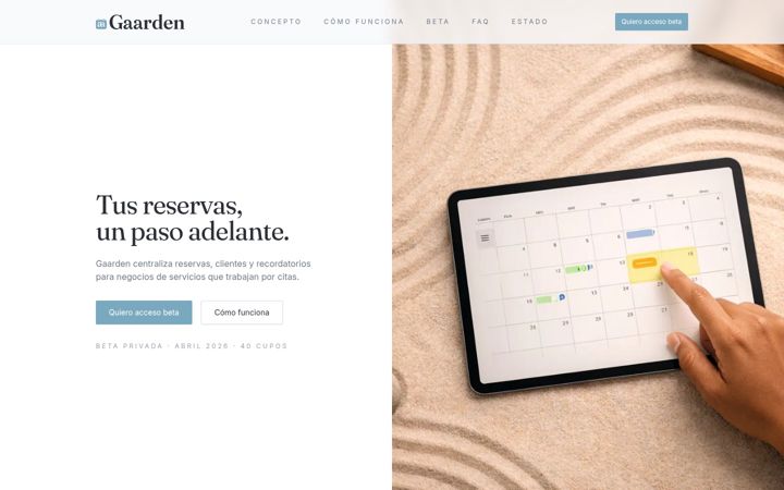 Screenshot von usegaarden.com