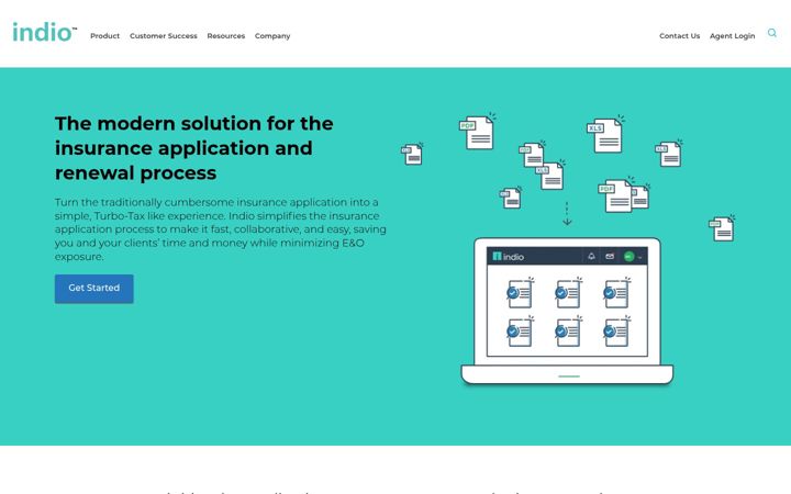 Screenshot of useindio.com