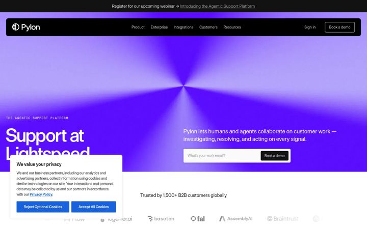 Képernyőkép: usepylon.com
