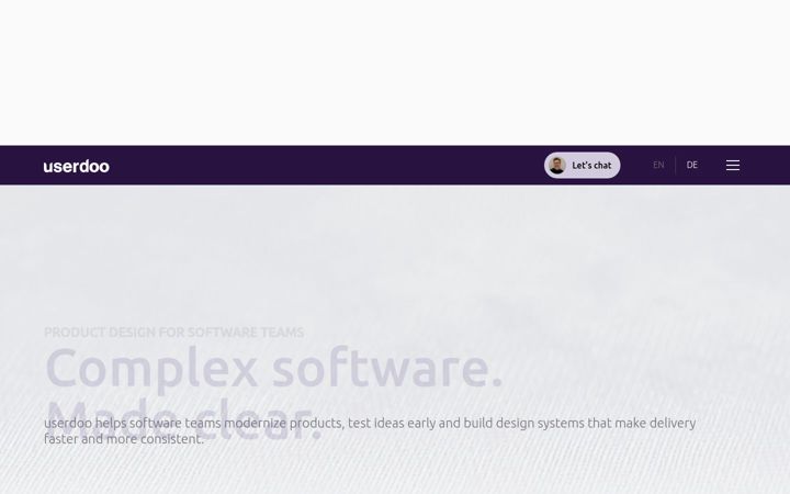 Skærmbillede af userdoo.com