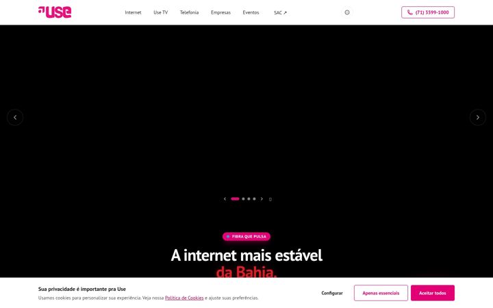 Zrzut ekranu usetelecom.com.br