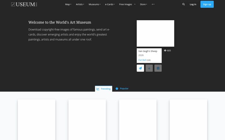 Screenshot of useum.org