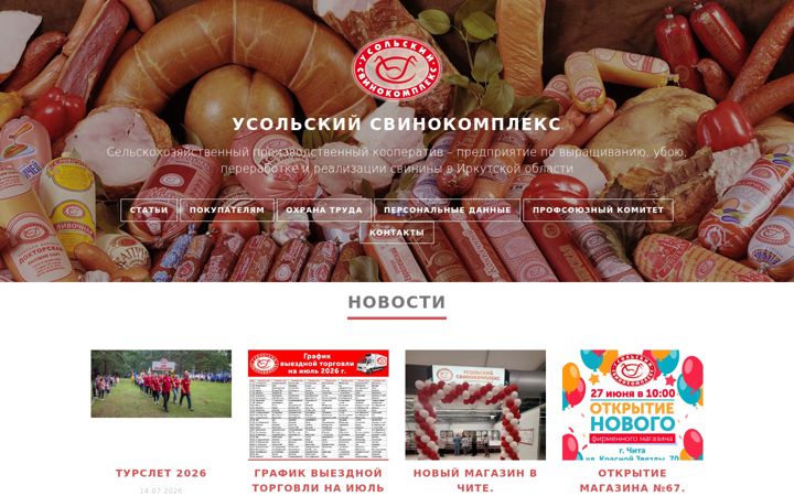 Captură de ecran a ushpk.ru