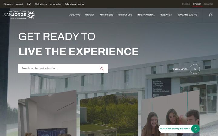 Screenshot of usj.es