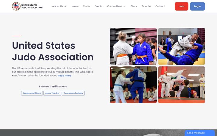 Screenshot of usja.net
