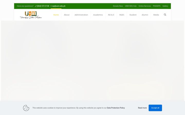 Skærmbillede af usm.edu.ph