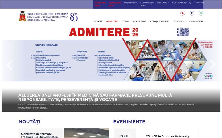 Screenshot of usmf.md