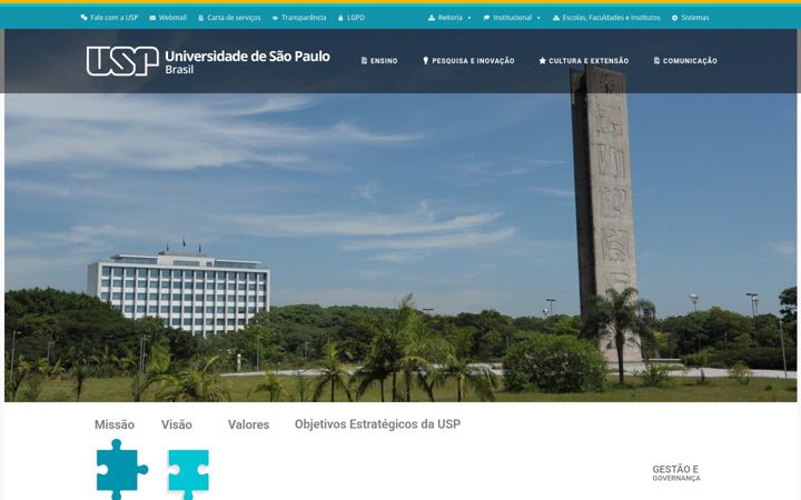 Screenshot of usp.br