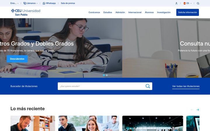 Screenshot of uspceu.com