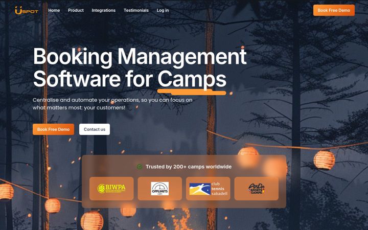 Screenshot ta' uspot.io