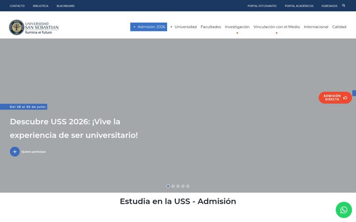 Screenshot of uss.cl