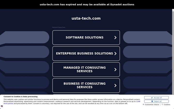 Screenshot of usta-tech.com