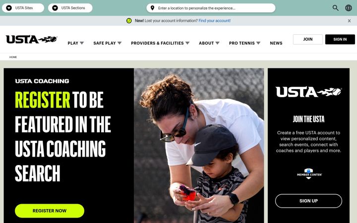 Capture d'écran de usta.com