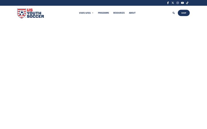 Screenshot of usyouthsoccer.org