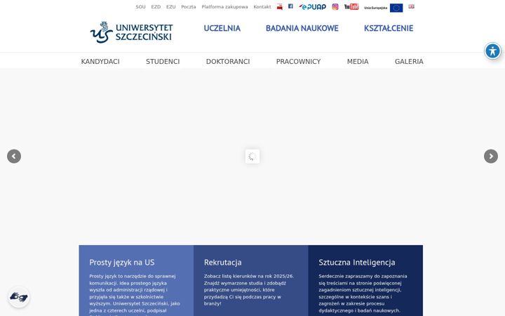 Screenshot of usz.edu.pl