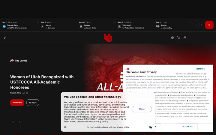 Screenshot of utahutes.com
