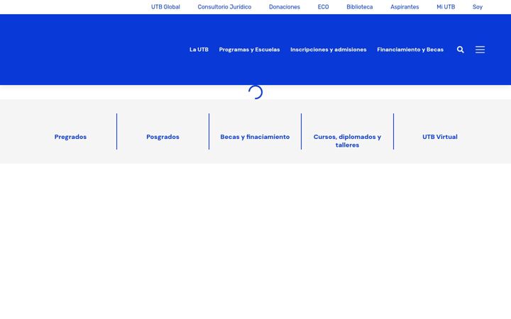 Screenshot of utb.edu.co
