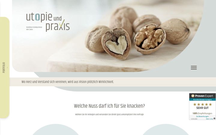 Skärmbild av utopie-und-praxis.de