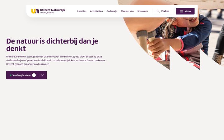 Screenshot of utrechtnatuurlijk.nl