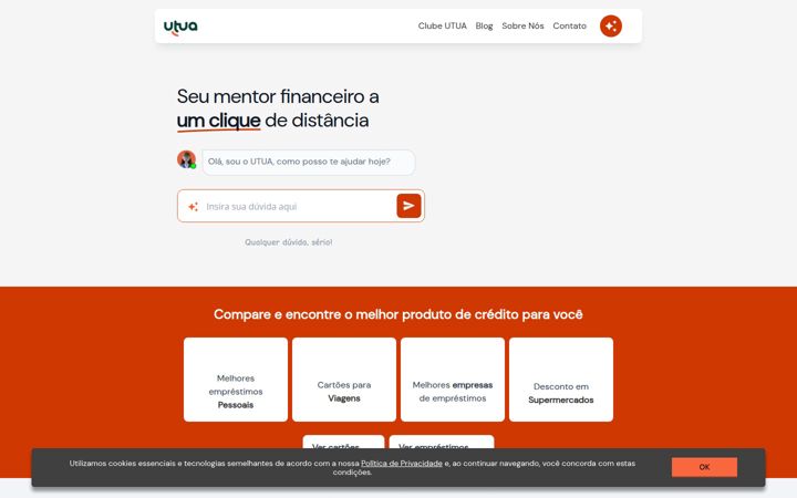 Screenshot of utua.com.br