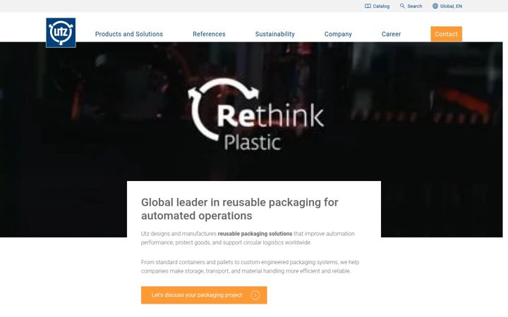 Screenshot of utzgroup.com