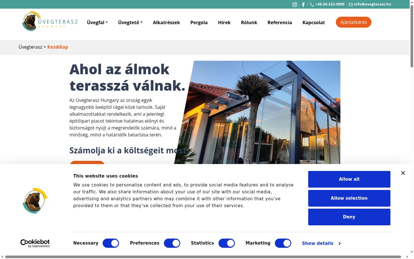 Zrzut ekranu banera zgody wyświetlanego przed jakąkolwiek interakcją
