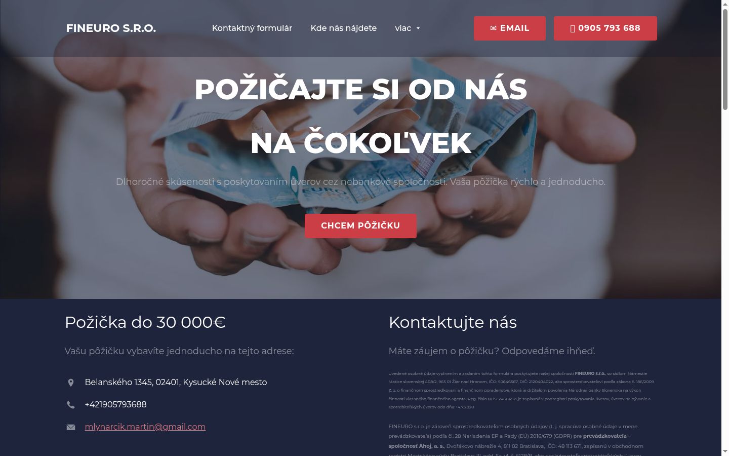 Captură de ecran a bannerului de consimțământ afișat înainte de orice interacțiune