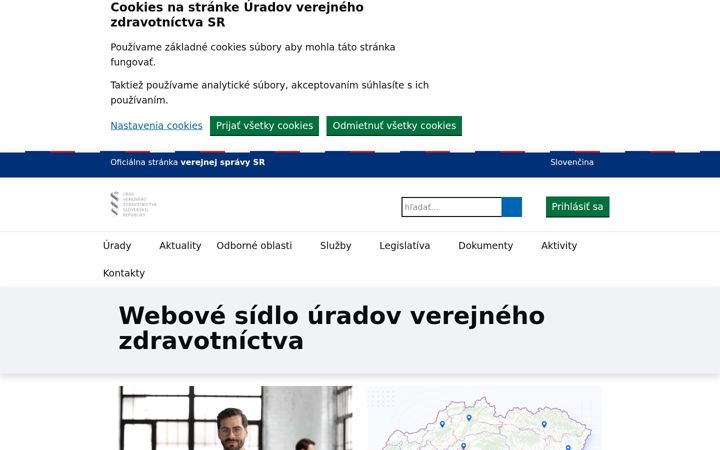 Screenshot of uvzsr.sk