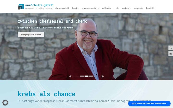 Screenshot of uweschulze.jetzt